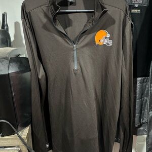 New Era NFL Team Apparel Brown Jacket